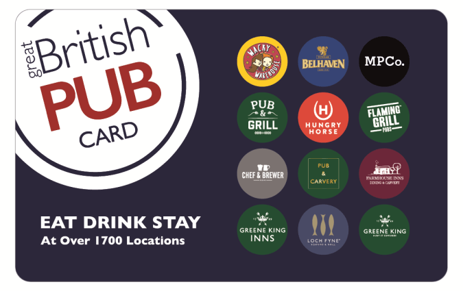 Chef & Brewer Gift Card – Great Food & Drinks