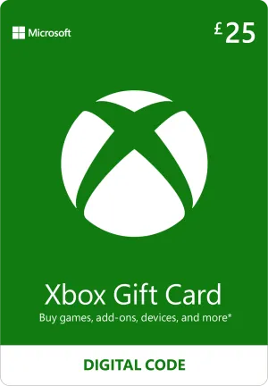 Xbox Live £25 Gift Card