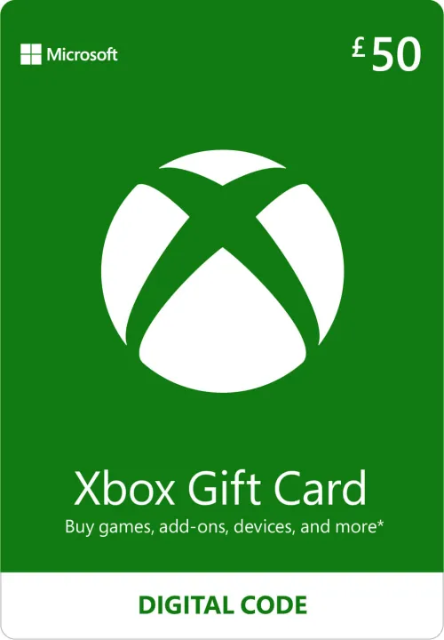 Xbox Live £50 Gift Card