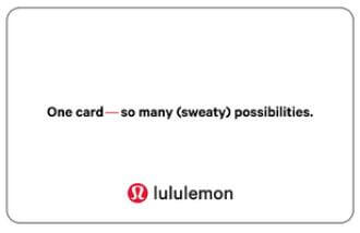 Lululemon Gift Card