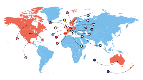 International gift cards for more than 20+ countries