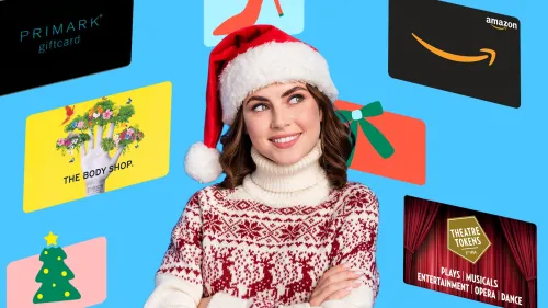Christmas gift cards for her