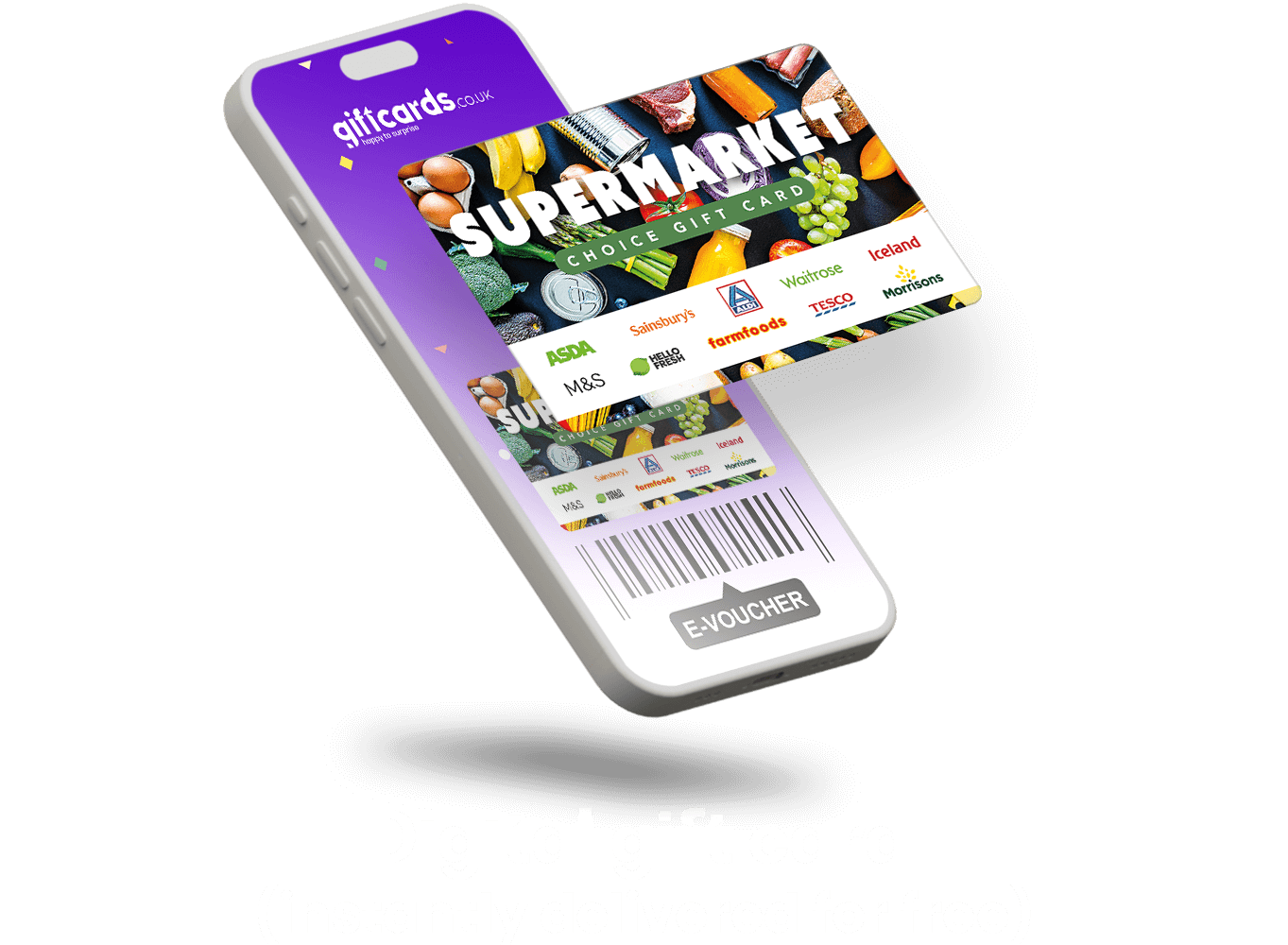 Supermarket evouchers