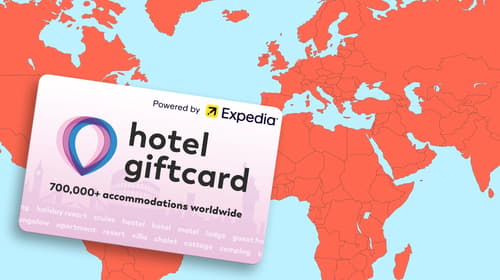 Which countries is the Hotel Gift Card accepted in? 