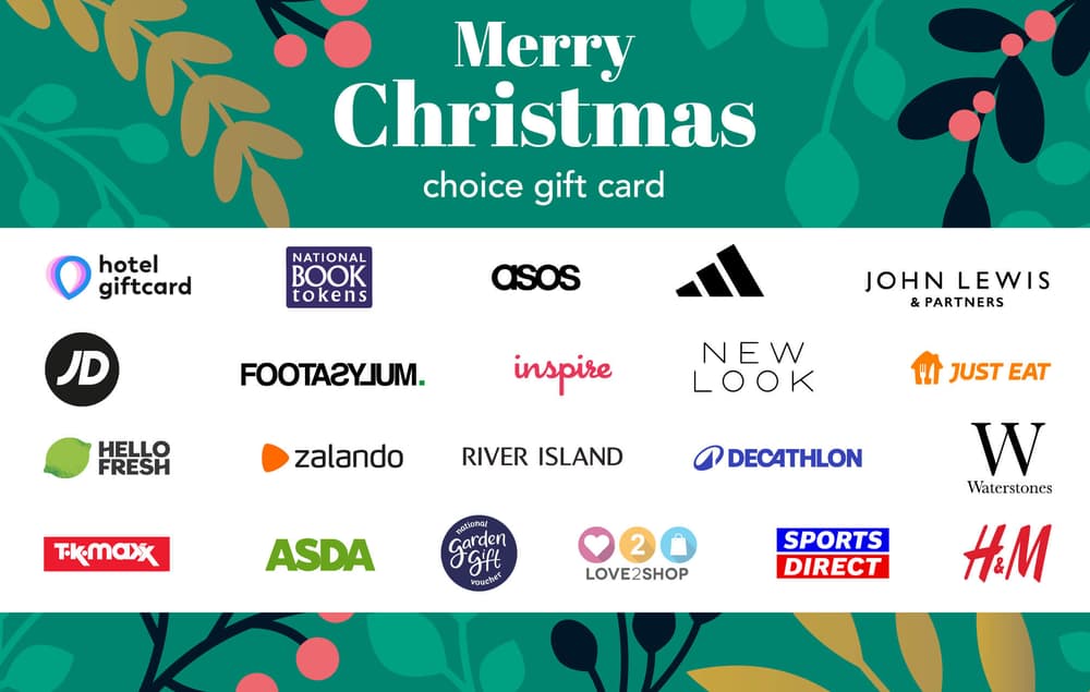 Merry Christmas Choice Gift Card