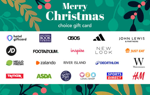 Merry Christmas Choice Gift Card