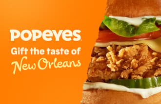 Popeyes Gift Card