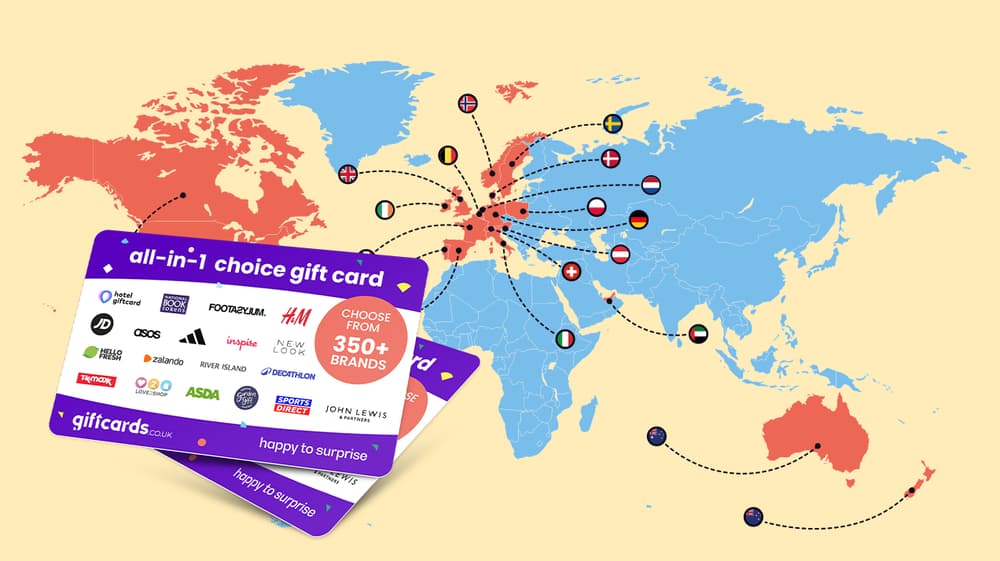International gift cards