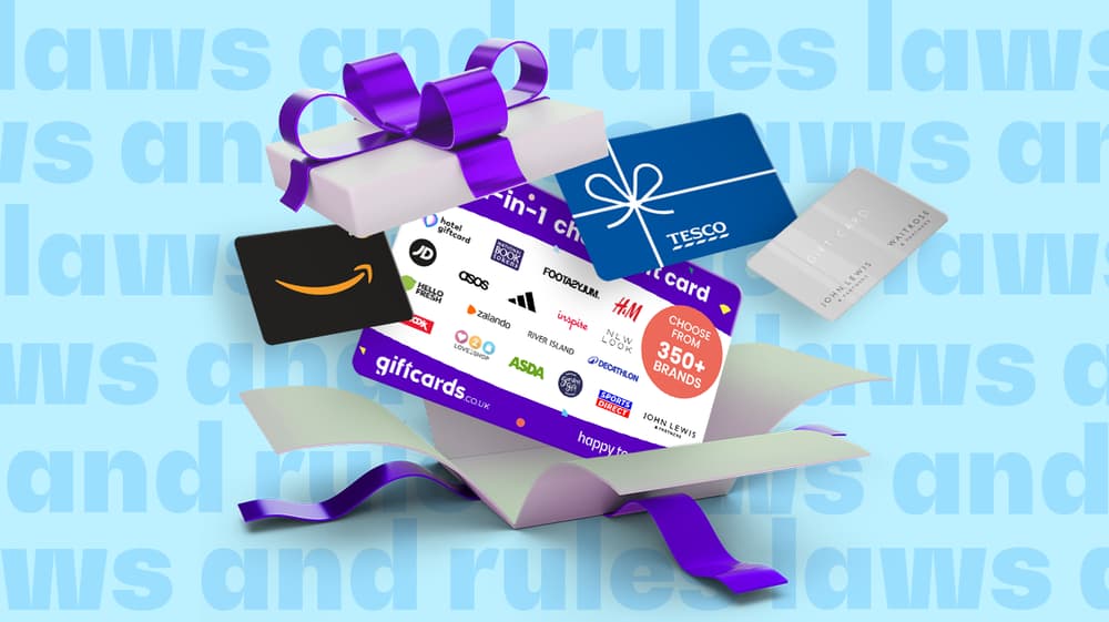 The laws and rules of business gift cards
