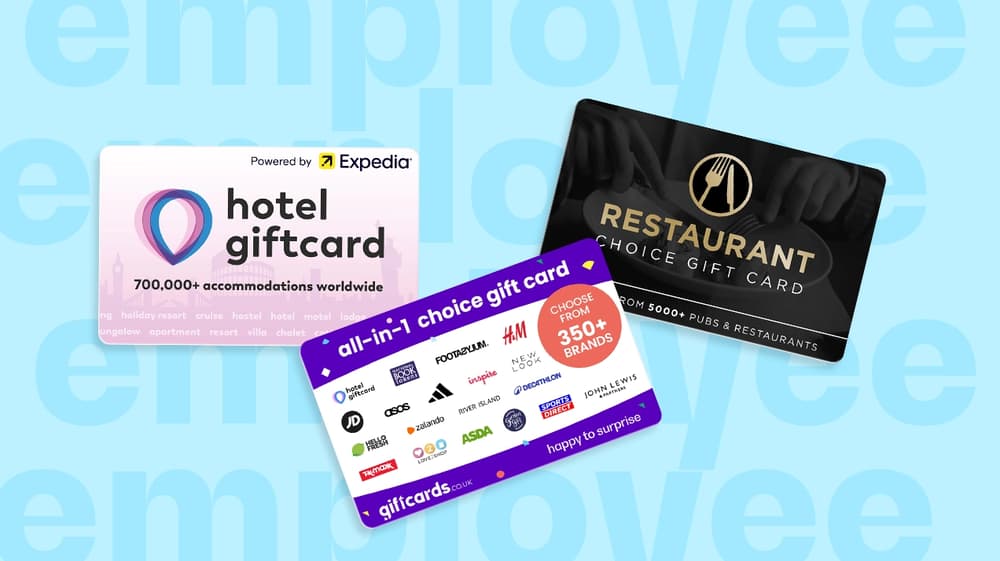 Gift card incentives for employees