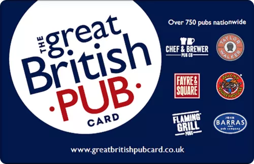 Great British Pub Gift Card